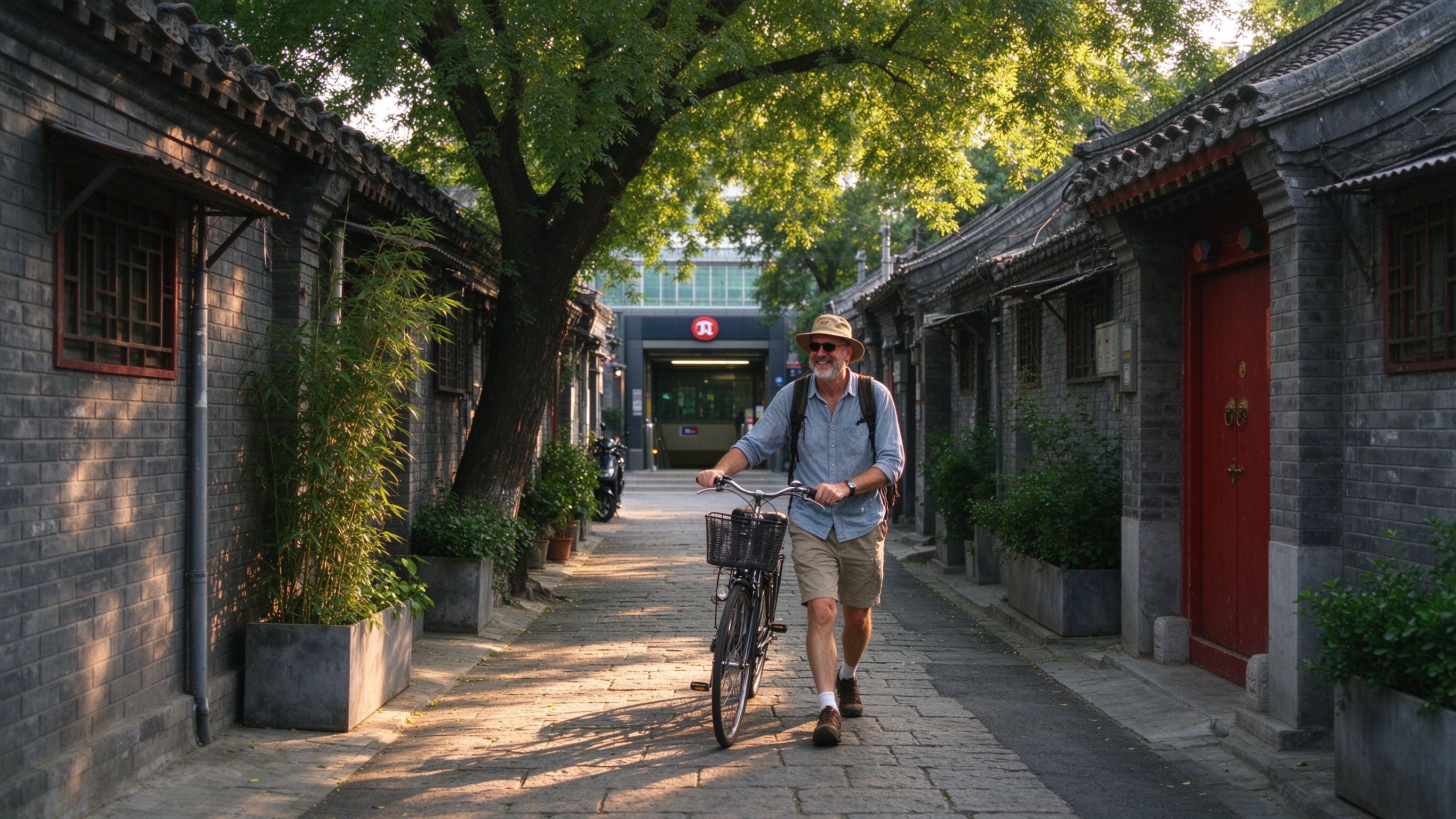 Hutong Tour on Foot and by Subway